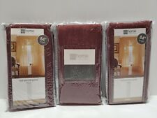 O5 JC Penney Rod Pocket Panel Lot 60" x 84" Lisette Home Collection Cherry Fudge
