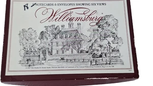Notizkarten & Umschläge (2660Misctote) 6 Ansichten 1957 Williamsburg - Bild 1 von 9
