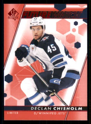2022-23 SP Authentic Limited Red #181 Declan Chisholm FW - Image 1 of 2