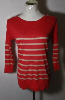 Top de lino rojo BANANA REPUBLIC talla XS Foto 1 de 4