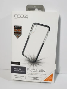 Gear4 Clear Protective Piccadilly Case for Apple iPhone X & XS - Picture 1 of 4