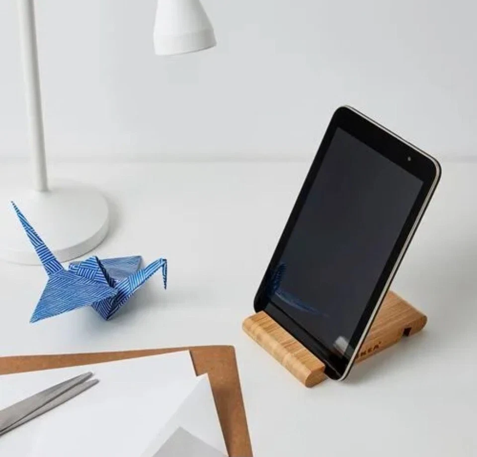 IKEA Bergenes Bamboo Holder for Mobile Phone Tablet iPhone