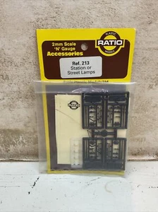 RATIO MODELS TRACKSIDE, N GAUGE, NO 213, STATION OR STREET LAMPS. KIT. - Picture 1 of 2