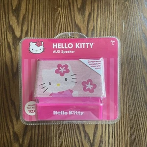 Hello Kitty Altavoz estéreo amplificado w / cable auxiliar NUEVO / SELLADO - Imagen 1 de 9