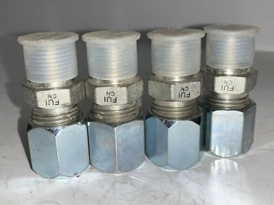 FUI 3/8" NPT TO COMPRESSION UNION FITTING (LOT OF 4) 47205-06-06 - Image 1 of 4
