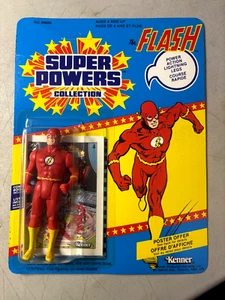FLASH Kenner 1984 Carded SUPER POWERS Foreign UNPUNCHED / ORIGINAL / SEALED - Picture 1 of 12