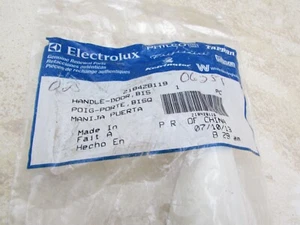 Manija de puerta de refrigerador Frigidaire 218428119 genuina bisque - Imagen 1 de 3