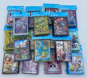 Pokemon Center Japan Trading Card Sleeves (64x) - Select From Multiple Designs - Picture 1 of 19
