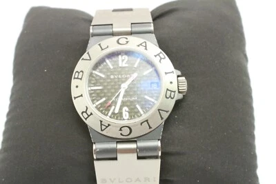 Bvlgari Diagono Titaniumdate carbon dial quartz 32mm - Image 1 of 4
