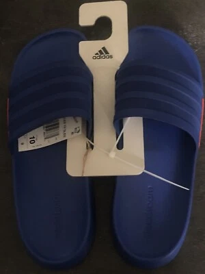 Adidas Unisex Corredor TR Slides Sandalias Para Hombre EE. UU. 9 Azul Real/Rojo Solar Foto 1 de 4