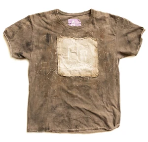 GLASFLASCHE UND FISCH T-SHIRT - Bild 1 von 3