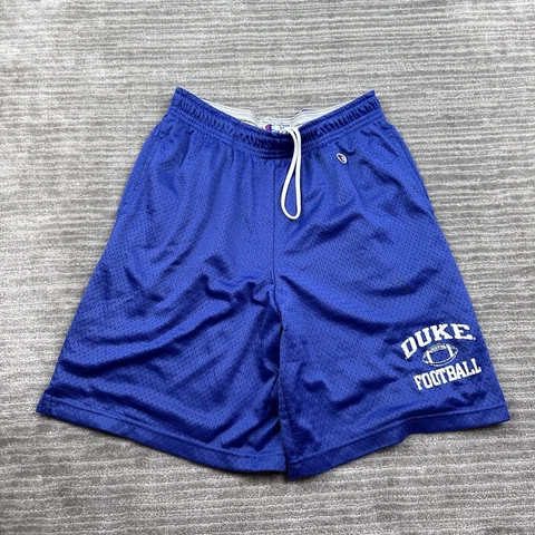 Duke Blue Devils Shorts Mens Medium Blue Football Collegiate Casual Adult Cover