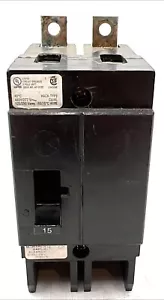 Cutler Hammer GHB2015 Circuit Breaker 15A 2P 480V GHB 15 Amp 2 Pole Tested - Picture 1 of 7
