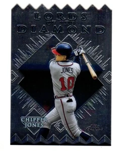 1999 Topps Chrome LORDS OF THE DIAMOND #LD2 Chipper Jones ATLANTA BRAVES - Picture 1 of 2