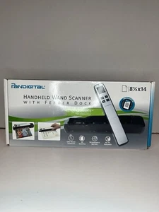 Pandigital Handheld Wand Scanner Feeding Dock Blue pansc10be - Picture 1 of 6