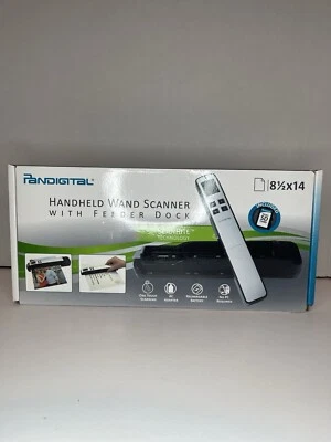 Pandigital Handheld Wand Scanner Feeding Dock Blue pansc10be - Image 1 of 4