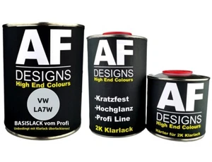 2,5L Basislack Set FÜR VW LA7W Reflexsilber Metallic spritzfertig Klarl - Bild 1 von 1