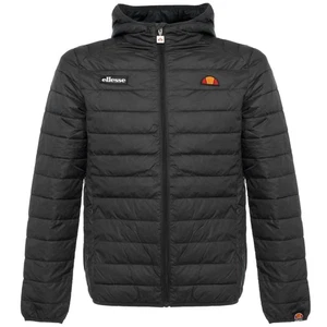 Ellesse Mens Lombardy Padded Full Zip Logo Branded Hooded Jacket in Anthracite - Picture 1 of 11