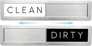 NEW Stainless Dishwasher Magnet Clean/Dirty Sign Adhesive for Non-Metal Surface - Picture 1 of 6