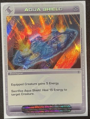 MP Chaotic Aqua Shield Dawn of Perim Super Rare Ripple Foil Battlegear - Image 1 of 4