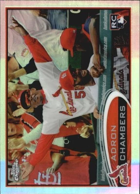 2012 Topps Chrome Refractors #153 Adron Chambers - BB - Image 1 of 2