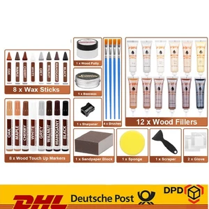 Holzkitt Reparaturset, Laminat Parkett Reparatur 41stk Holz Parkett Reparaturset - Bild 1 von 7