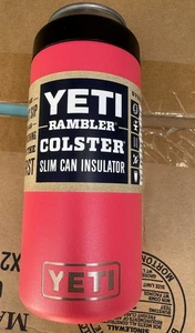 NEW LIMITED EDTN DISCONTINUED ITEM SOLD OUT Yeti 12 oz Colster Slim-Bimini Pink - Picture 1 of 2