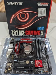 Gigabyte GA-Z97MX-Gaming 5 LGA1150 Z97 MicroATX Motherboard w/ i5-4690K - Photo 1/3