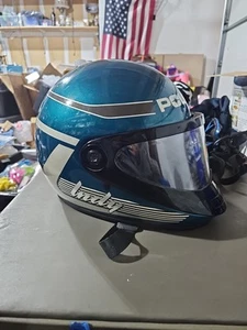 Vintage Polaris Indy Wedge Style Bell Snowmobile Helmet DOT USA Xl - Picture 1 of 5