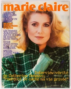 Catherine Deneuve PARIS fashion MARIE CLAIRE MAGAZINE January 1984 France vtg 84 - Picture 1 of 1