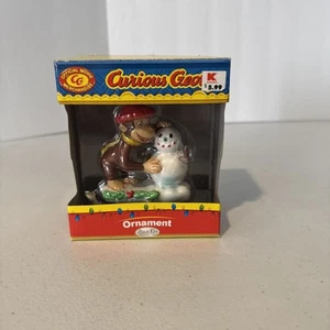 Curious George Christmas Ornament 3" Brass Key Inc. 2006 - Picture 1 of 1