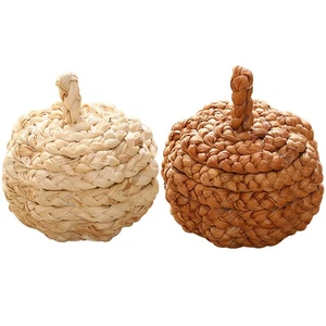  2 Stück Kürbis hängende Ornament Basteln Kürbisse klein zum Dekorieren von Ornamenten - Bild 1 von 12