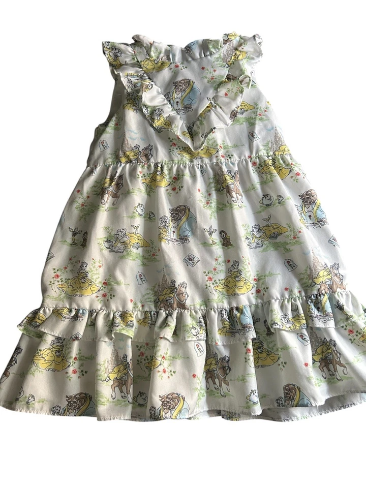 Vestido Princesa Janie and Jack Disney La Bella y la Bestia Talla 4 Años Precioso Foto 1 de 4