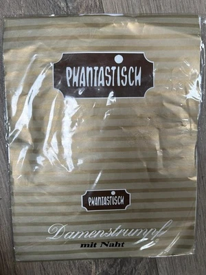 Phantastisch Damenstrumpf mit Naht Nahtstrümpfe 20den weiß II Strapsstrümpfe - Bild 1 von 2