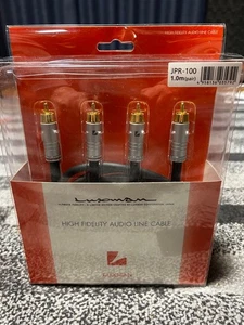 Cable de línea de referencia de par de cables de audio RCA de gama alta LUXMAN JPR-100 1,0 m - Imagen 1 de 4