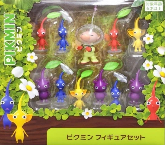 Nintendo Pikmin  Captain Olimar Palm-sized Pikmin  11pcs Figures Japanese New - Image 1 of 4