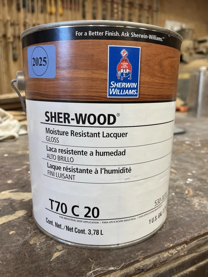 Sherwin Williams Sher-Wood Laca Transparente Resistente a la Humedad/Brillo/Galón Foto 1 de 1