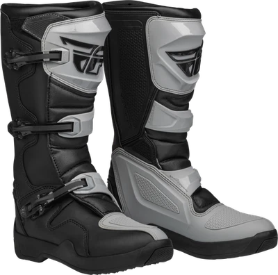 FLY RACING Maverik LT Off-Road Motorcycle Boots Size Fits 11 Grey/Black - Image 1 of 4