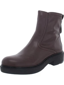 FRANCO SARTO Womens Brown Goring Karbon Round Toe Block Heel Boots Shoes 9 M - Picture 1 of 3