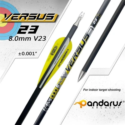 12X Pure Carbon Arrows ID8mm .001" Compound Recurve Bow Competition PANDARUS V23 - Image 1 of 4