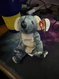 Ty Beanie Baby Eucalyptus the Koala Bear DOB April 28, 1999 MWMT Free Shipping - Picture 1 of 3