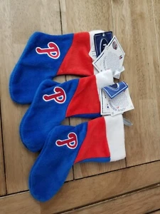 (3) Lotto mini calze natalizie Philadelphia Phillies 7" nuove con etichetta - Foto 1 di 1