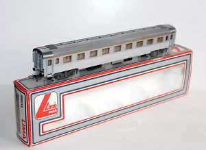 LIMA HO 309113 VOITURE VOYAGEUR GDE LIGNE 1e Cl. INOX, TOIT TRANSPARENT! AMENAGÉ - Foto 1 di 8