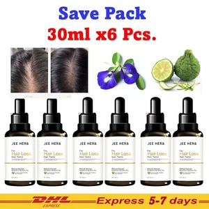 6 X Jee Herb Hair Tonic Scalp Growth Regrow Nourish Hair 30 ml - Picture 1 of 8