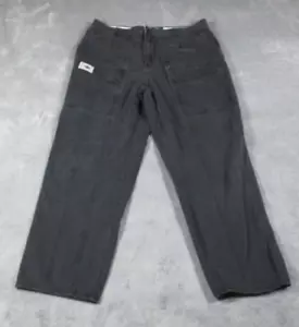 Vintage Bugle Boy Pants Mens 38 S Special Issue Grunge Black Y2K 34x28 90s - Picture 1 of 13