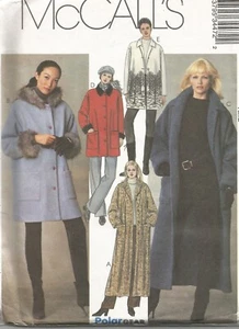 3447 McCalls Sewing Pattern UNCUT Unlined Coats Jacket Optional Hood Plus Size - Picture 1 of 4
