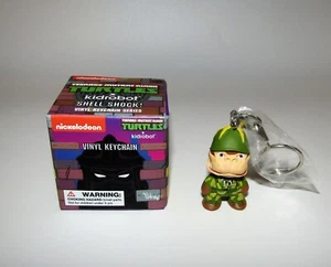 KIDROBOT TEENAGE MUTANT NINJA TURTLES SHELL SHOCK VINYL KEYCHAIN SERGEANT BANANA - Picture 1 of 1