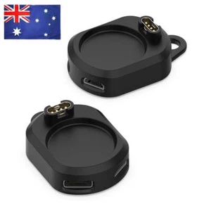 2 In 1 Type C Micro USB Charger Converter Portable for Garmin Fenix 7/6/5 - Zdjęcie 1 z 12