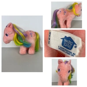 My Little Pony Parasol G1 1984 Vtg Plush Softies Korea K-81 Rainbow Hasbro - Picture 1 of 19