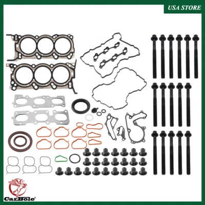 Kit de pernos de junta de culata para Kia Sorento/Sedona y Hyundai Santa Fe 3,3 L V6 2013-2020 Foto 1 de 4